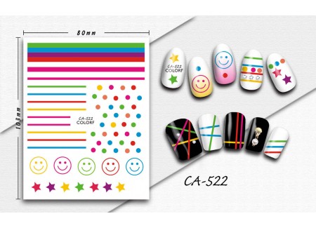 3D Nail Stickers - CA-522